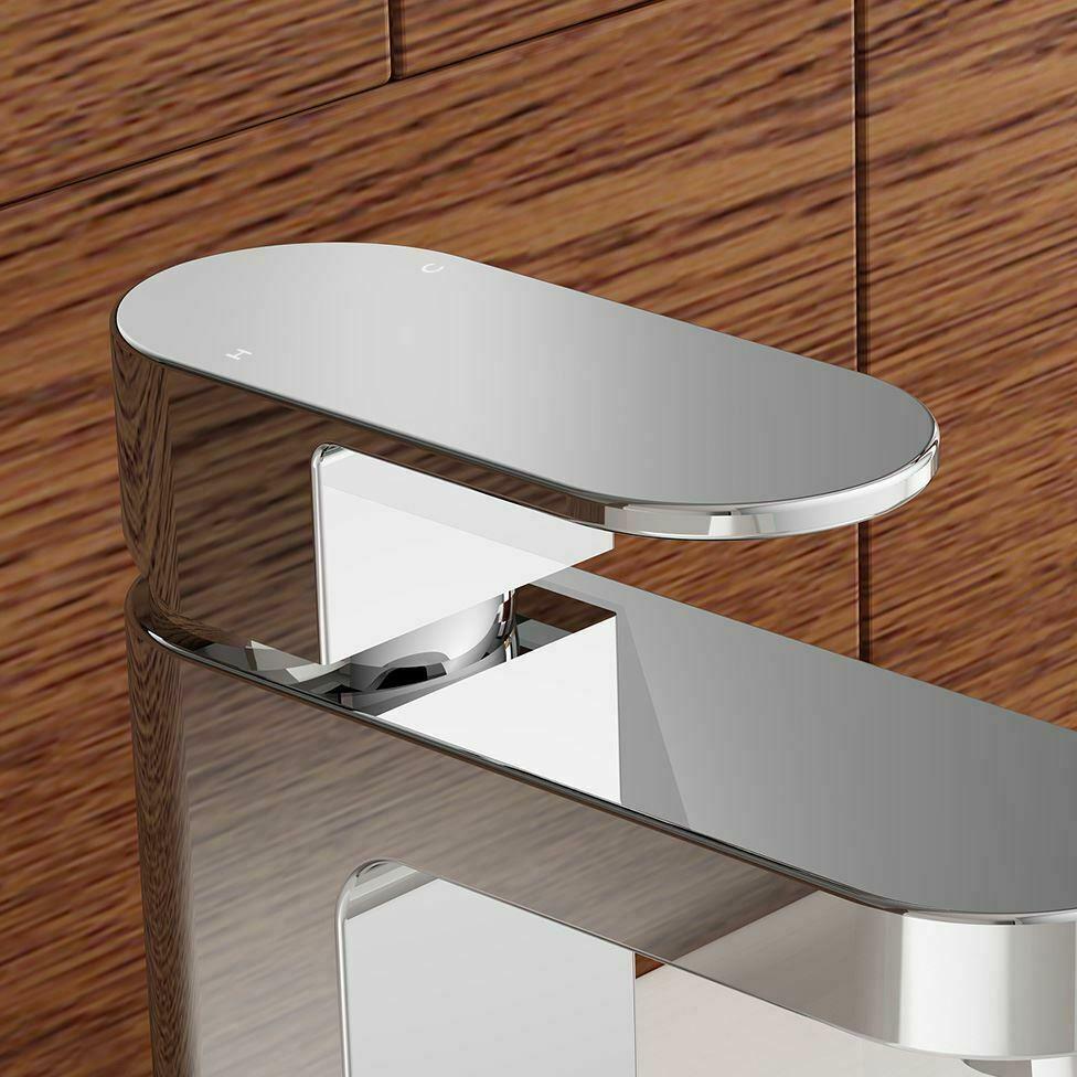 Modern Mono Single Lever Mixer Basin Tap Chrome Bathroom