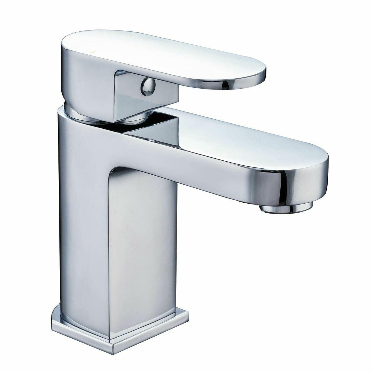 Modern Mono Single Lever Mixer Basin Tap Chrome Bathroom