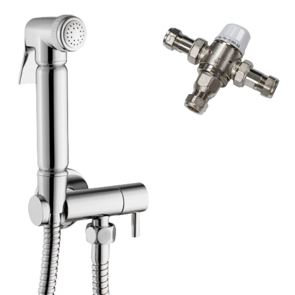 Luxury Douche Bidet Kit And Thermostatic Mixing Valve Muslim Hygienic Spray