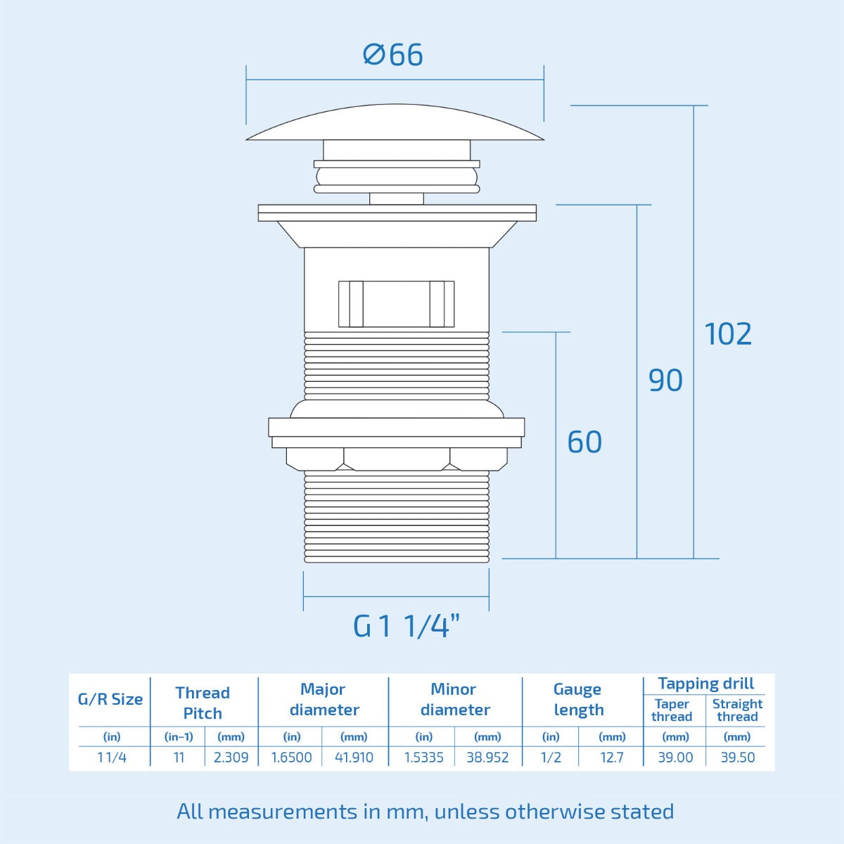 Origin Waterfall Basin Mono Mixer Tap and Bath Filler Tap with Waste