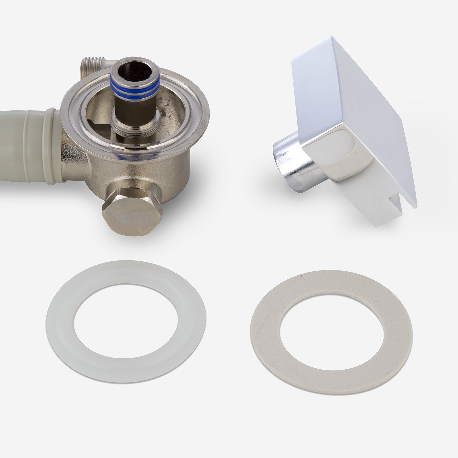 Bath Filler With Sprung Waste & Overflow - Square