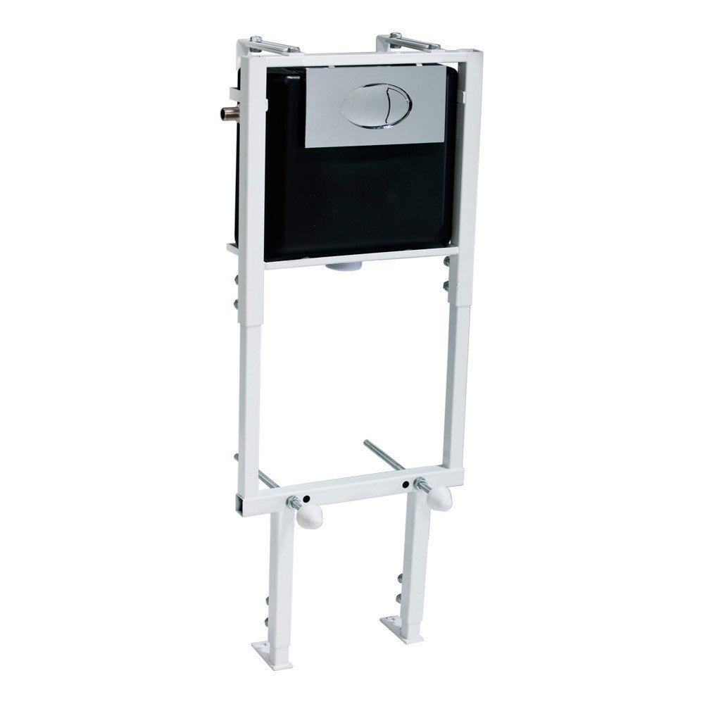 Cassellie Wall Hung WC Frame With Concealed Cistern and Flush Button