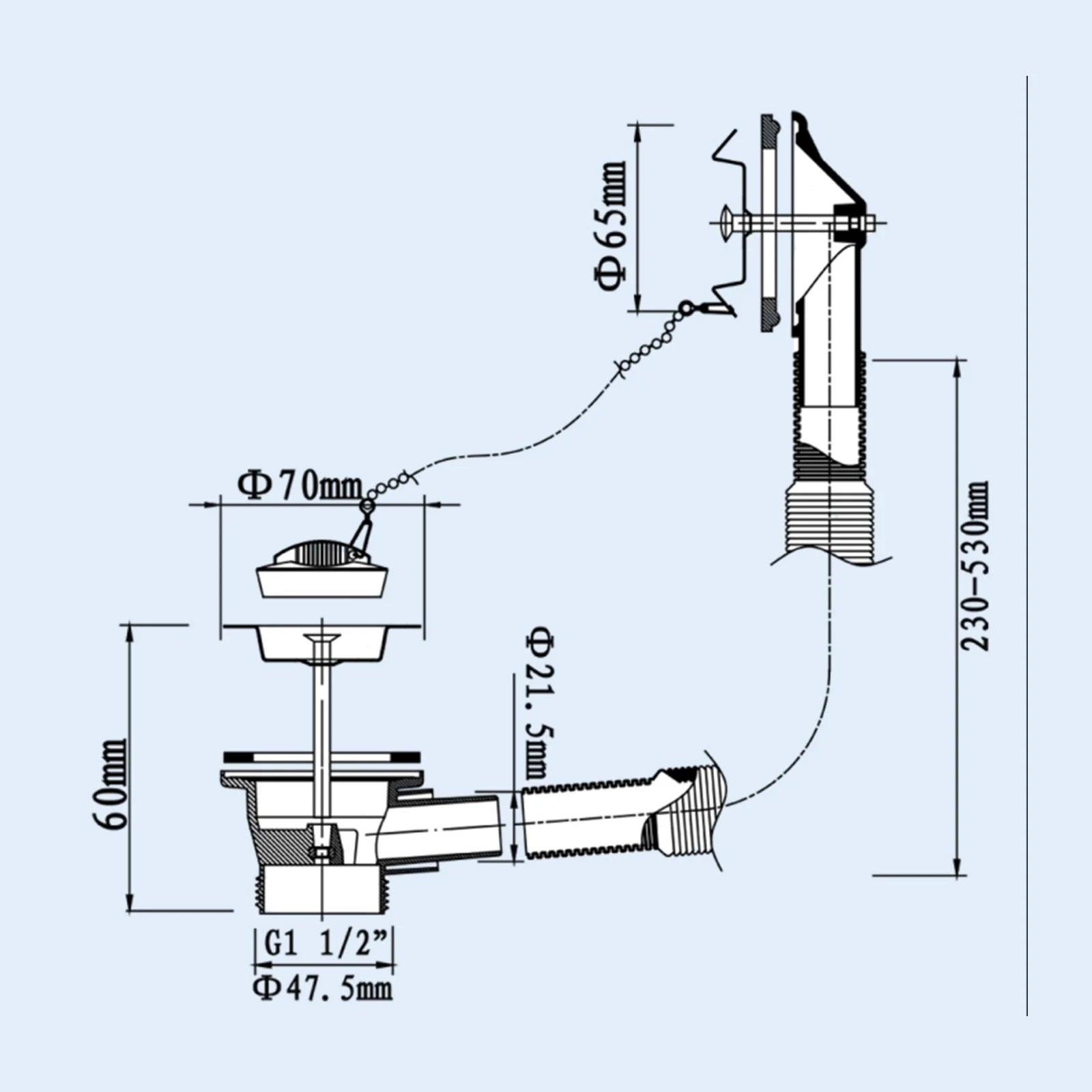 1700mm L-Shaped RH Bath Shower with Front Panel & Screen, 500mm Square Full Pedestal & Toilet - Set with Chrome Fittings