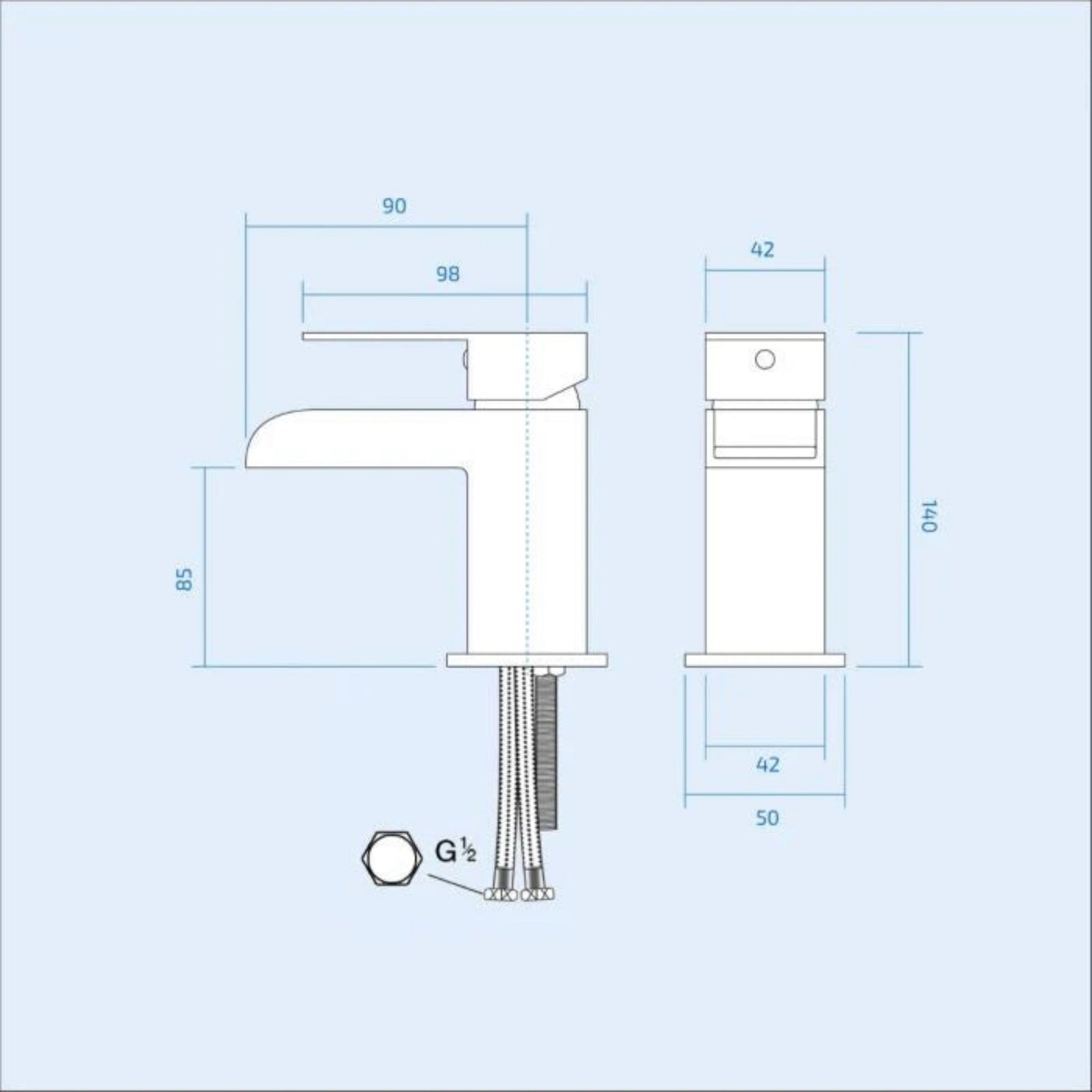 Alaska L-Shaped LH Bath Shower White Doors Vanity Toilet Matte Black Taps