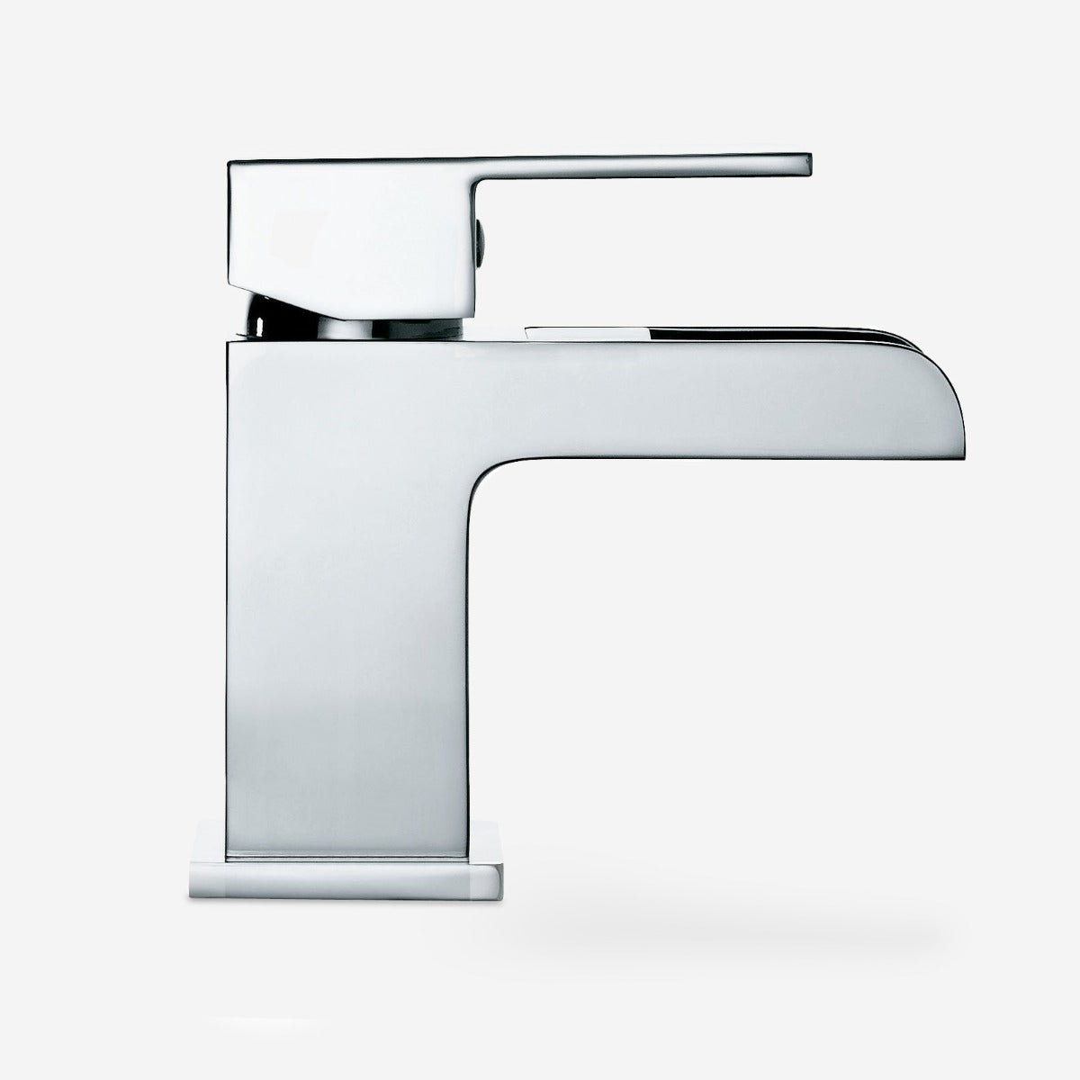 Lex 500mm Modern High Gloss Basin Vanity Cabinet and Tap with Waste Set
